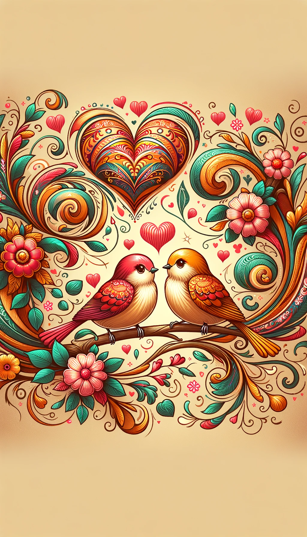 love image for wallpaper, love birds